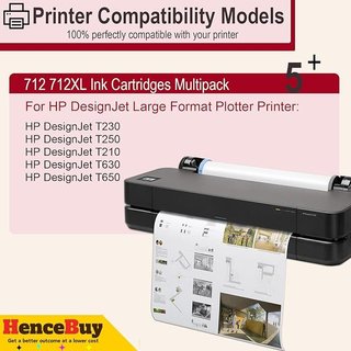 HenceBuy 4x tinta 712XLHP DesignJet Studio T650