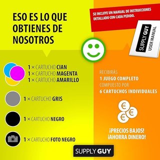 Supply Guy Tinta Canon 530 531 Pixma TS8750 TS8751