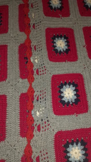 Coperta Matrimoniale Vintage Uncinetto