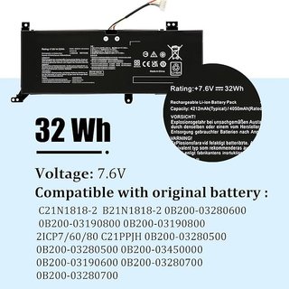 BLESYS C21N1818-2 Bateria para ASUS Vivobook 14 15