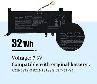 BLESYS C21N1818-3 Bateria ASUS Vivobook 14