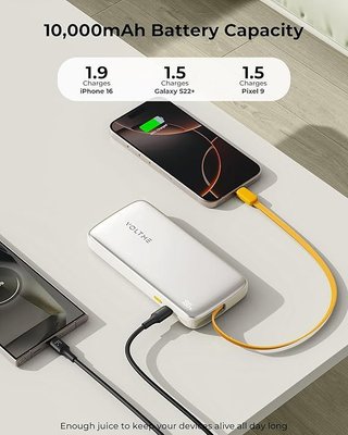 VOLTME Hypercore 10K Rollz Lite Powerbank Champagne