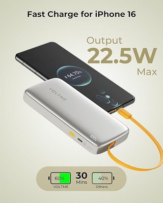 VOLTME Hypercore 10K Rollz Lite Powerbank Champagne