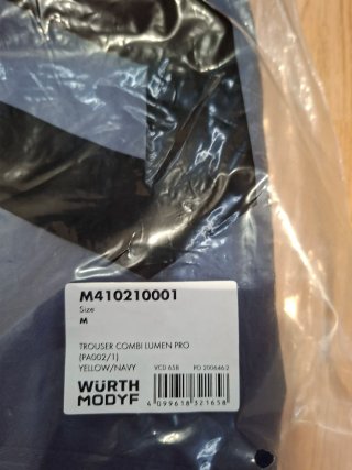 Pantaloni da lavoro Wurth blu