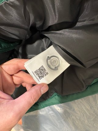 Chaqueta Moncler x Palm Angels Verde/Beige