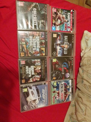 Lote 8 Juegos PS3: Call of Duty, GTA, Battlefield