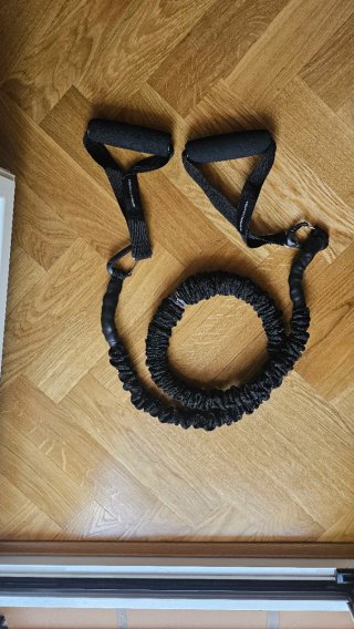 Bandas elásticas con asas para ejercicio
