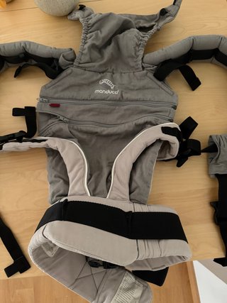 Mochila Porteo Manduca Gris