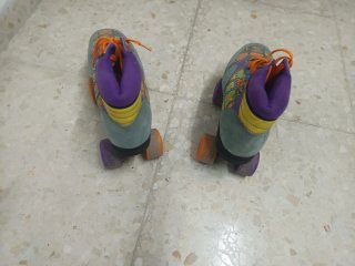 Patines vintage coloridos