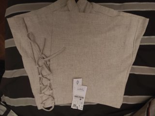 Falda pantalón beige talla 36