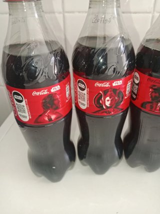 5 Bottiglie Commemorative Coca-Cola Star Wars