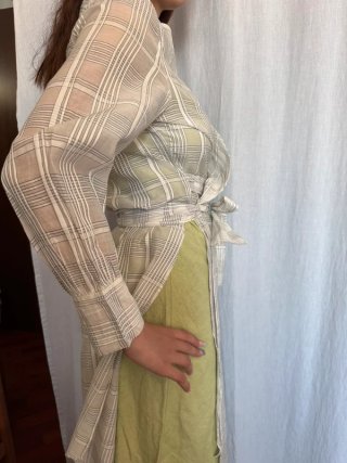 Camicia lunga Zara misto cotone/seta L
