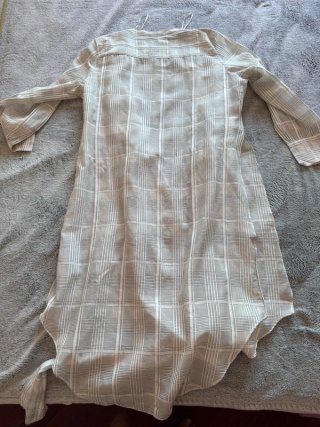 Camicia lunga Zara misto cotone/seta L