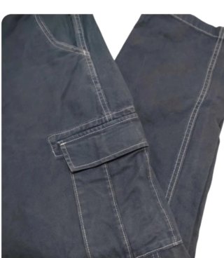 Pantalón Cargo Baggy Y2K Zara Gris Talla M