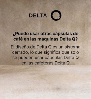 Cafetera Delta Q Mini Qool Gris