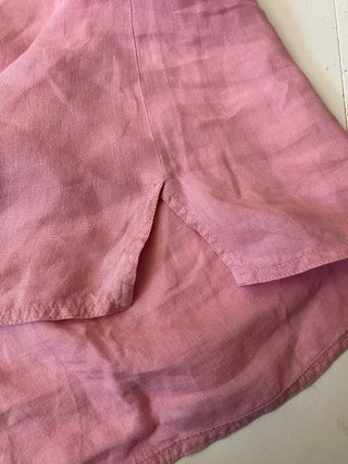 Max Mara Blusa Lino Rosa