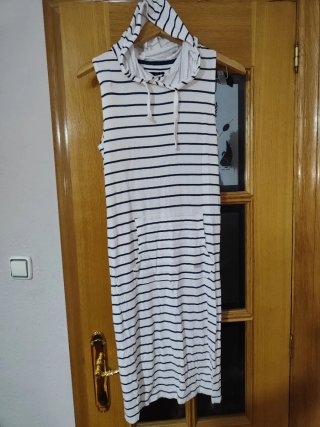 Vestido largo rayas talla S