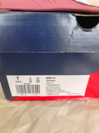 Reebok Nano X3 Talla 39 (25cm) Unisex