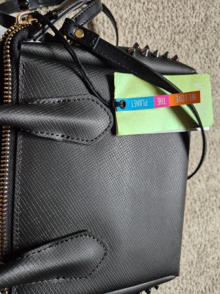 GUM Borsetta Nera con Borchie