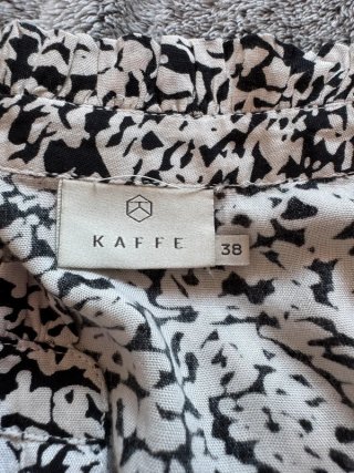 Abito Kaffe viscosa fantasia nero/bianco tg M