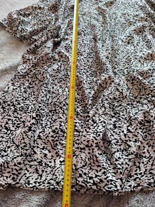 Abito Kaffe viscosa fantasia nero/bianco tg M