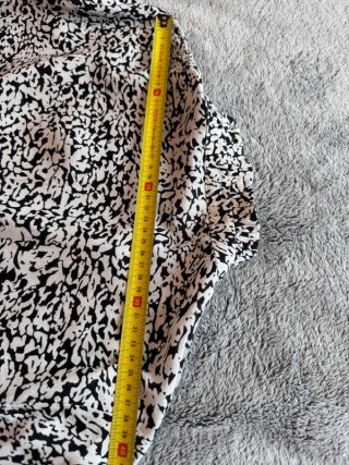 Abito Kaffe viscosa fantasia nero/bianco tg M