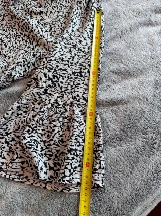 Abito Kaffe viscosa fantasia nero/bianco tg M