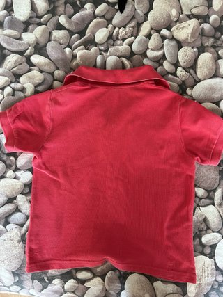 Polo niño Benetton rojo