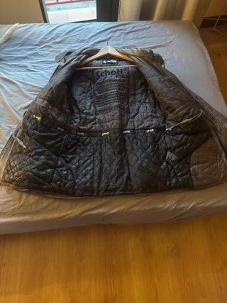 Parka Schott Militar Verde con Capucha