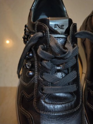 Scarpe donna Nero Giardini silver