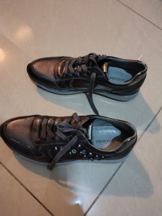 Scarpe donna Nero Giardini silver