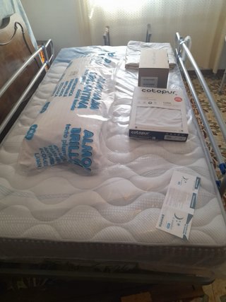 Cama Ortopédica con Colchón Anti-Llagas