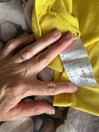 Polo niño amarillo Benetton