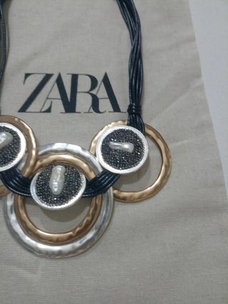 Collar Zara Aros Dorados y Plateados