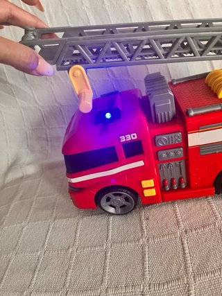Camión Bomberos Teamsterz Gigante Luz y Sonido