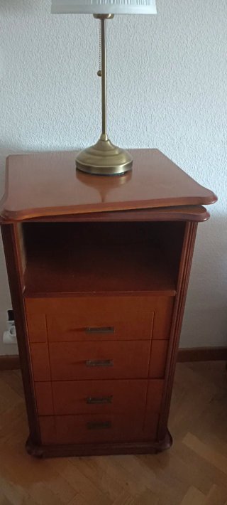 Mueble auxiliar con cajones y balda
