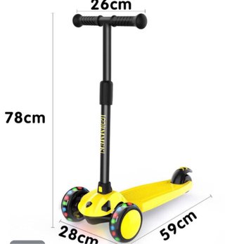 Patinete Immek 3 Ruedas Amarillo