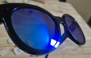 Occhiali da sole Havaianas neri con lenti blu