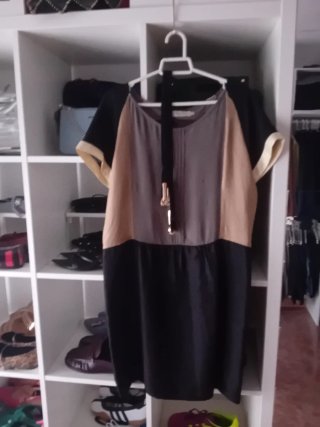 Vestido de raso Monisimo