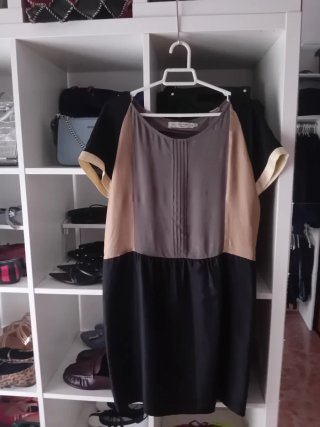 Vestido de raso Monisimo
