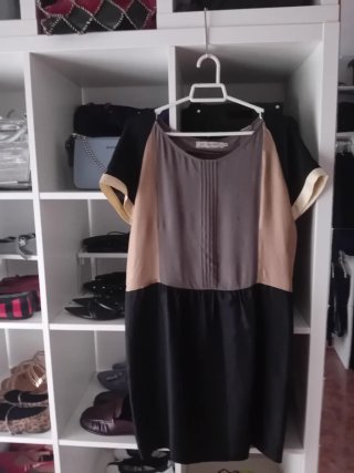 Vestido de raso Monisimo