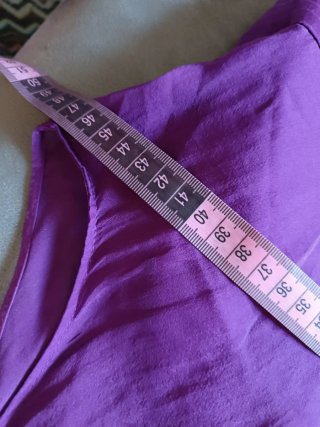 Vestito in seta viola