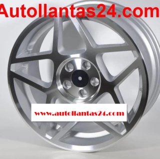 Juego 4 llantas audi forzza cosmo plata 18 r061295