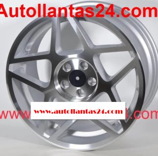 Juego 4 llantas audi forzza cosmo plata 18 r061295