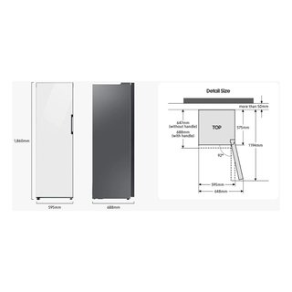 Congelatore Verticale Samsung No Frost 323L