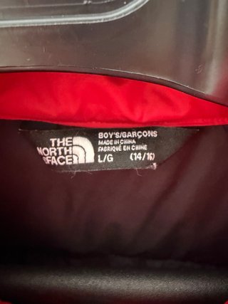 Plumífero The North Face Rojo Talla 14-16