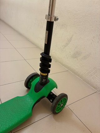 Patinete infantil 3 ruedas verde