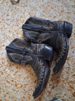 Stivali Unisex Pelle Intarsiati M7