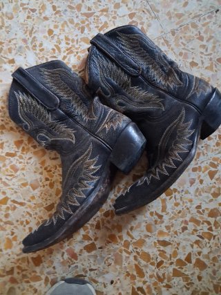 Stivali Unisex Pelle Intarsiati M7