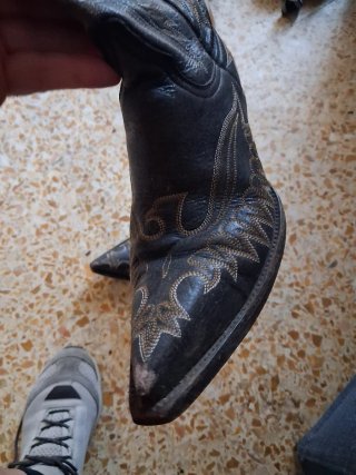 Stivali Unisex Pelle Intarsiati M7